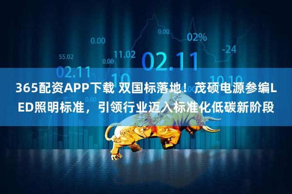 365配资APP下载 双国标落地！茂硕电源参编LED照明标准，引领行业迈入标准化低碳新阶段