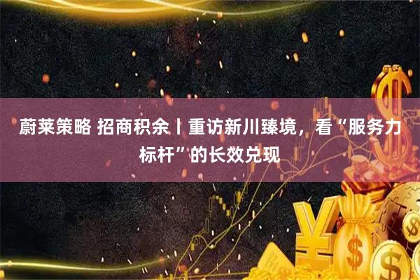 蔚莱策略 招商积余丨重访新川臻境，看“服务力标杆”的长效兑现